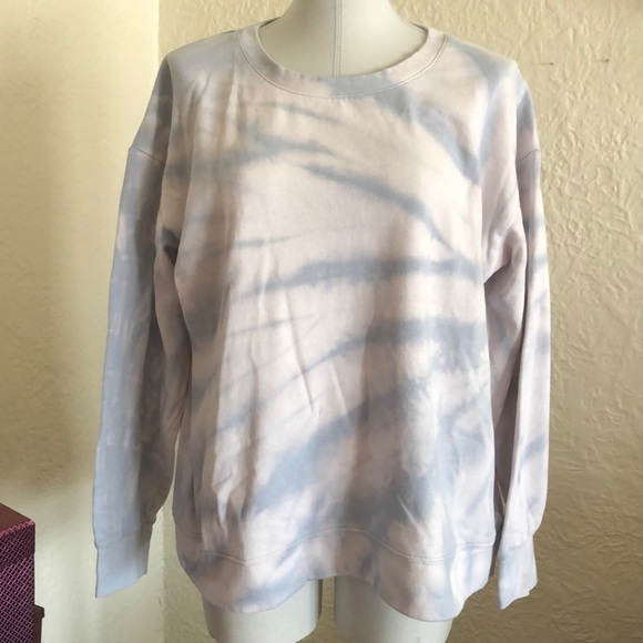 Splendid Light Blue Tie Dye Sweatshirt XL - Picture 1 of 9